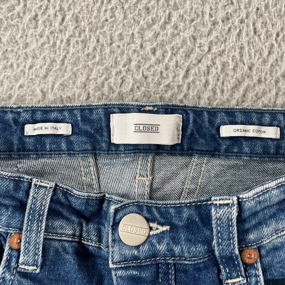 Closed Jeans Organic Cotton Women's Size 28 Candiani Blue Denim Handmade Italy - Picture 4 of 16